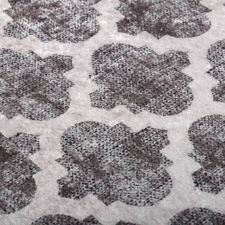 gulvtæppe 160x230 cm vaskbart flerfarvet