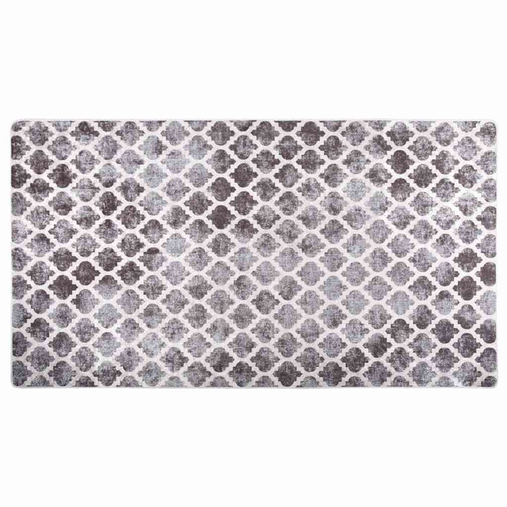 gulvtæppe 190x300 cm vaskbart flerfarvet