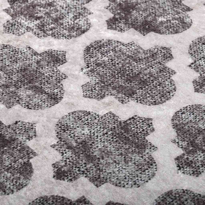 gulvtæppe 190x300 cm vaskbart flerfarvet