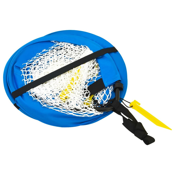 børnefodboldmål 2 stk. med opbevaringstaske 119x82x84,5 cm