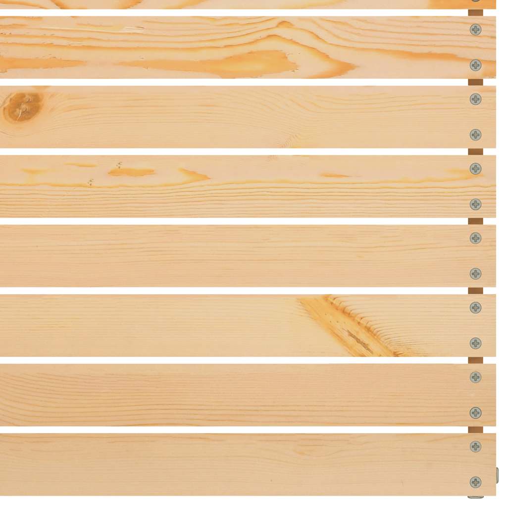 hjørnemodul til havesofa massivt fyrretræ