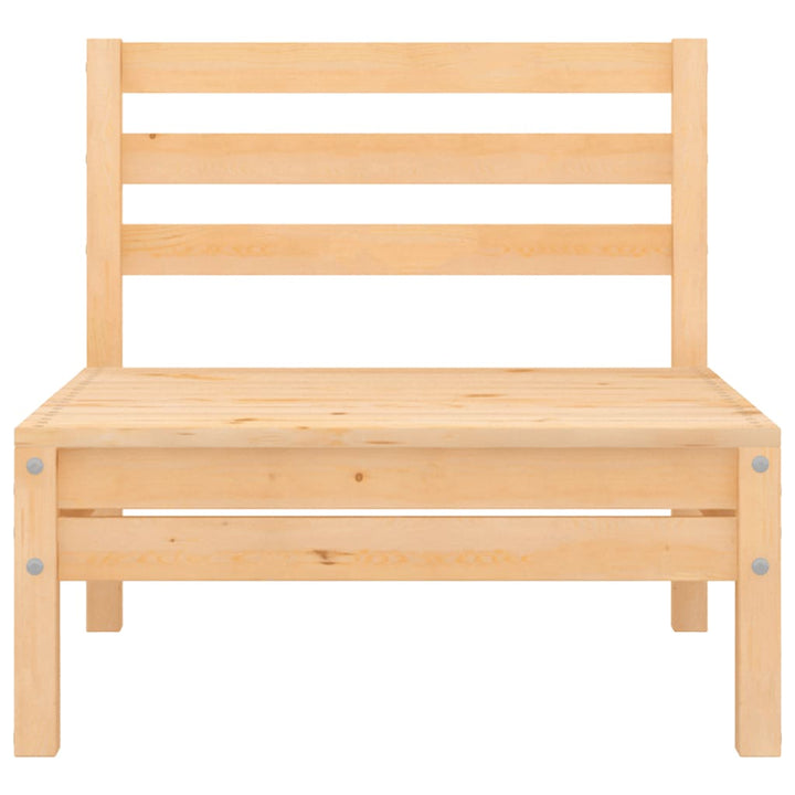midtermodul til havesofa massivt fyrretræ