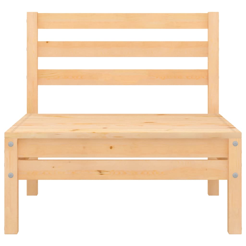 midterdele til havesofa 2 stk. massivt fyrretræ