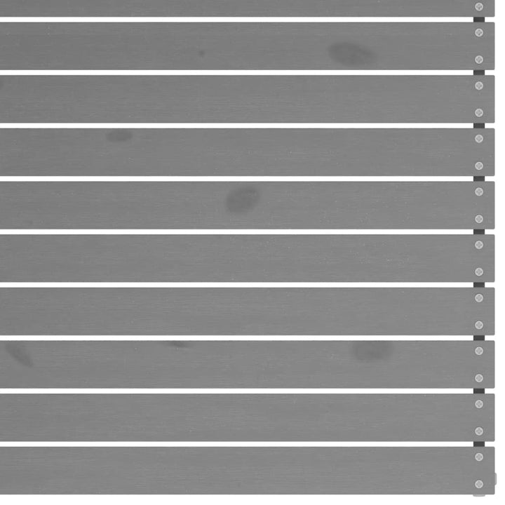 midterdele til havesofa 2 stk. massivt fyrretræ grå