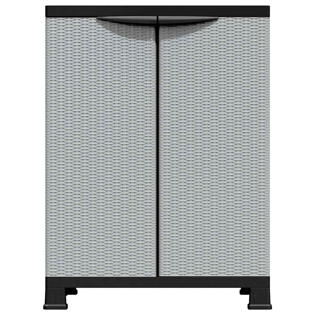 plastskab 68x39x92 cm rattandesign plastik