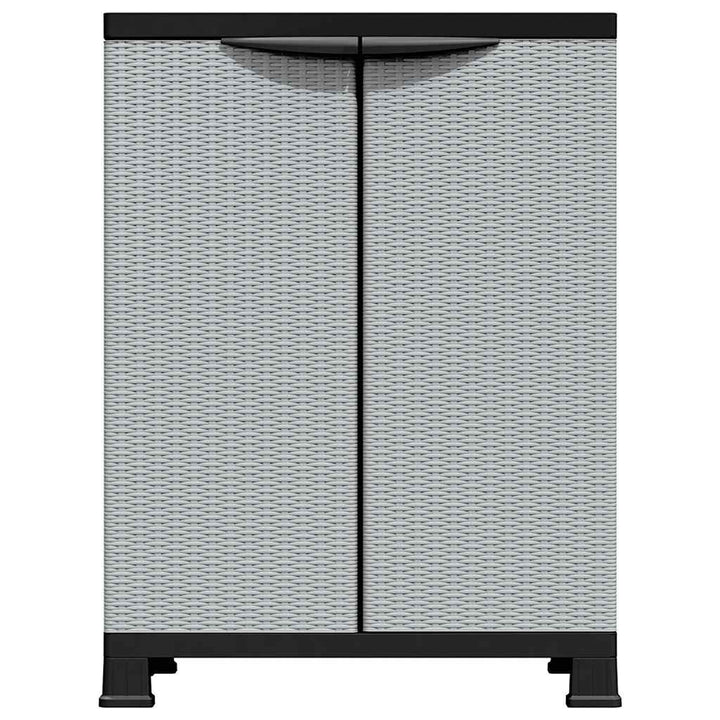 plastskab 68x39x92 cm rattandesign plastik