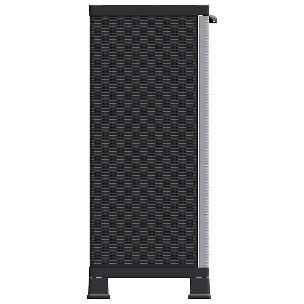 plastskab 68x39x92 cm rattandesign plastik