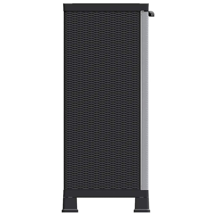 plastskab 68x39x92 cm rattandesign plastik