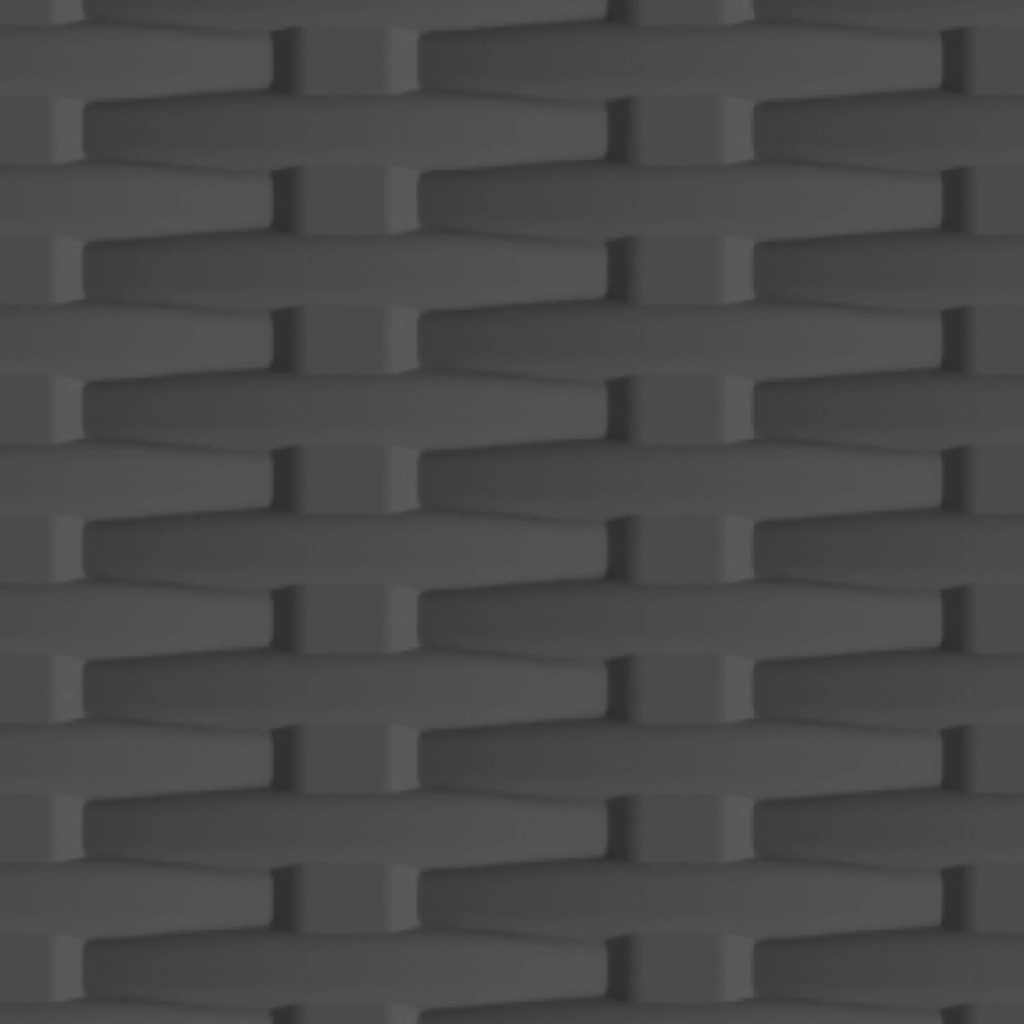 plastskab 68x39x92 cm rattandesign plastik