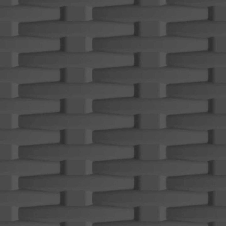 plastskab 68x39x92 cm rattandesign plastik