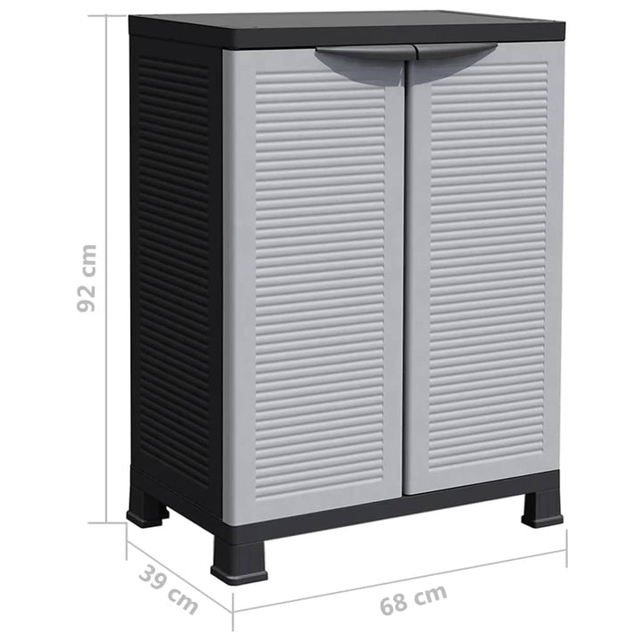plastskab 68x39x92 cm plastik