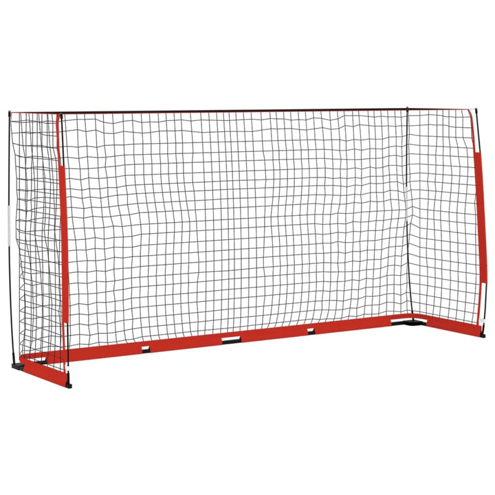 fodboldmål 366,5x91x183 cm stål