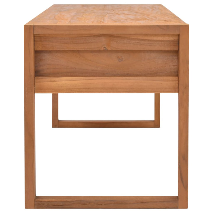 tv-bord 120x40x45 cm massivt teaktræ