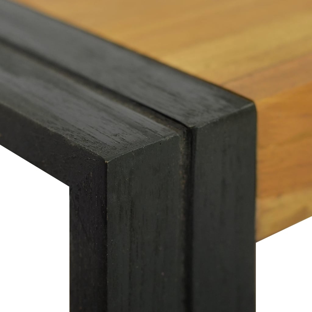 væghængt badeværelsesskab 45x45x35 cm massivt teaktræ
