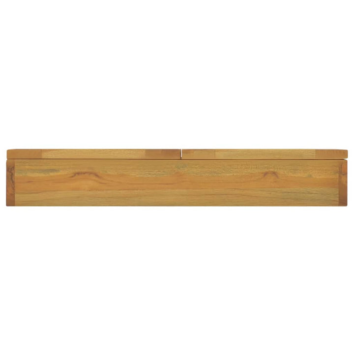 spejlskab 60x10x40 cm massivt teaktræ