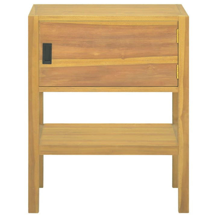 badeværelsesskab 60x40x75 cm massivt teaktræ