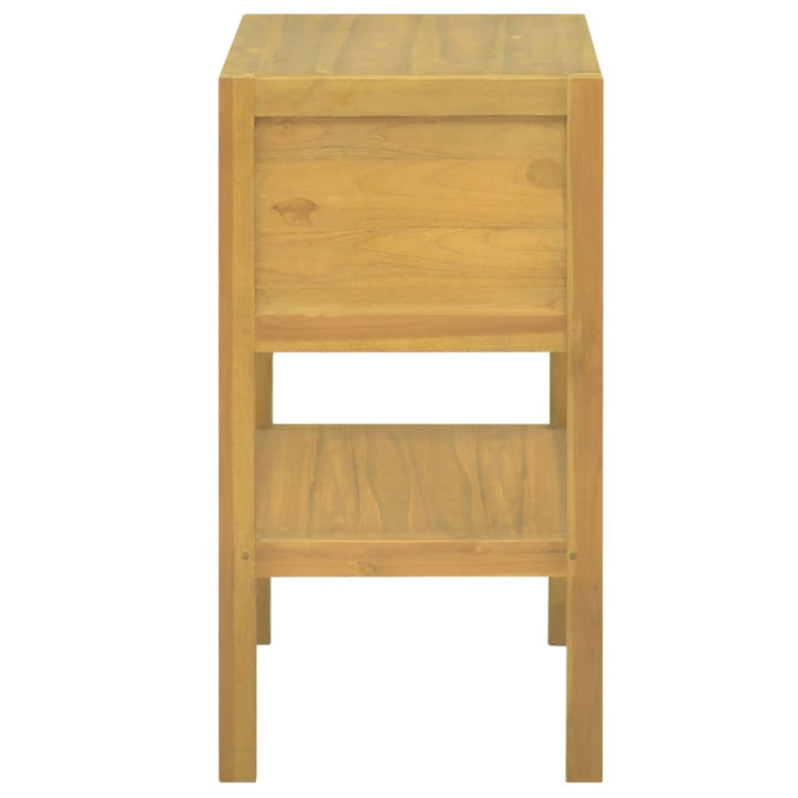 badeværelsesskab 60x40x75 cm massivt teaktræ