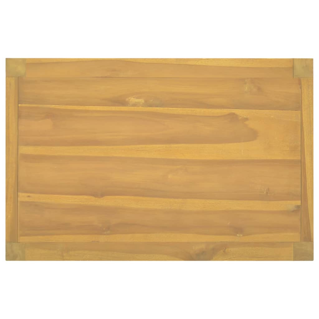 badeværelsesskab 60x40x75 cm massivt teaktræ