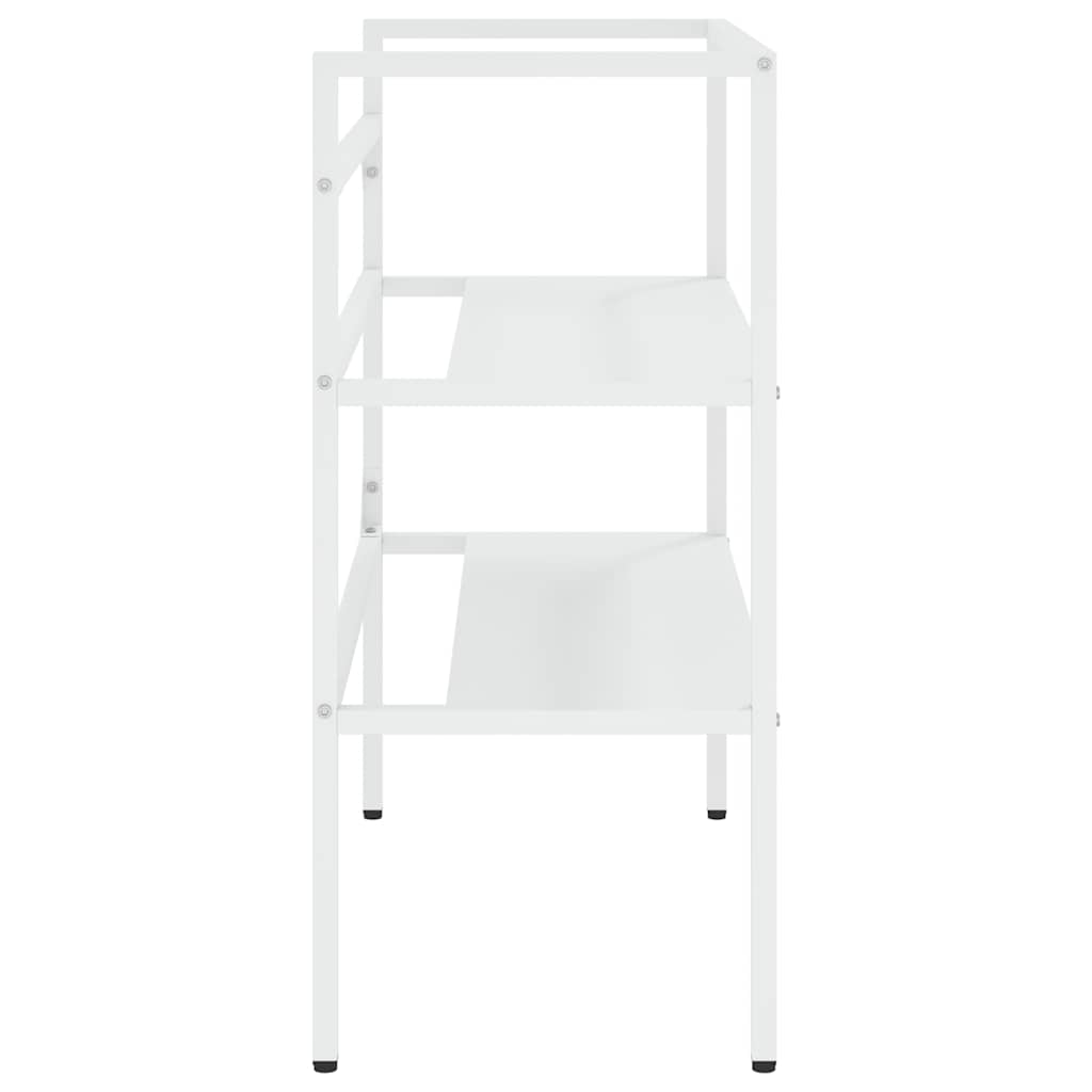 badeværelsesmøbel til håndvask 79x38x83 cm jern hvid