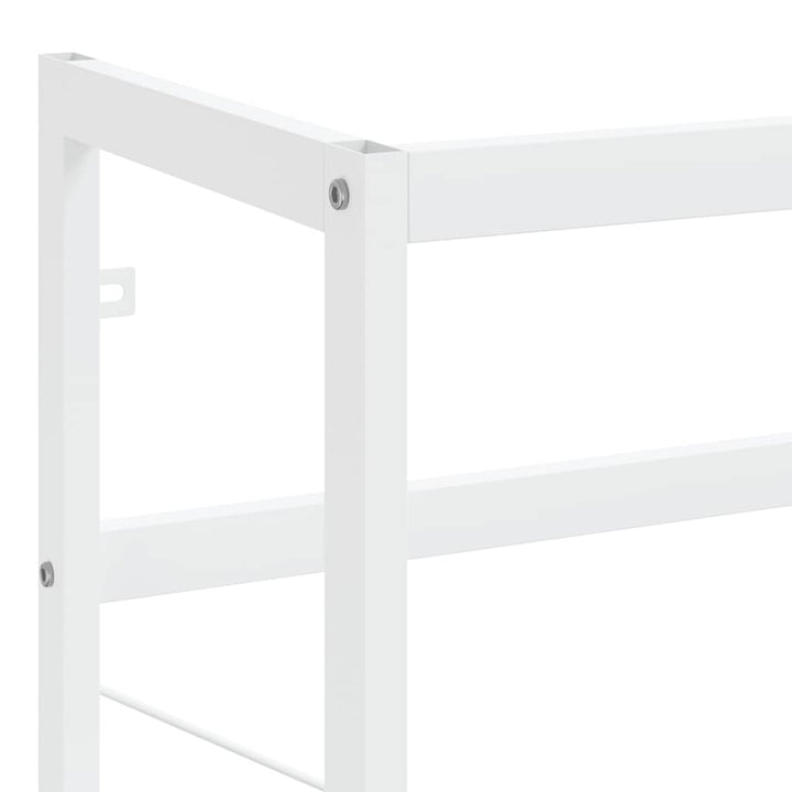 badeværelsesmøbel til håndvask 79x38x83 cm jern hvid