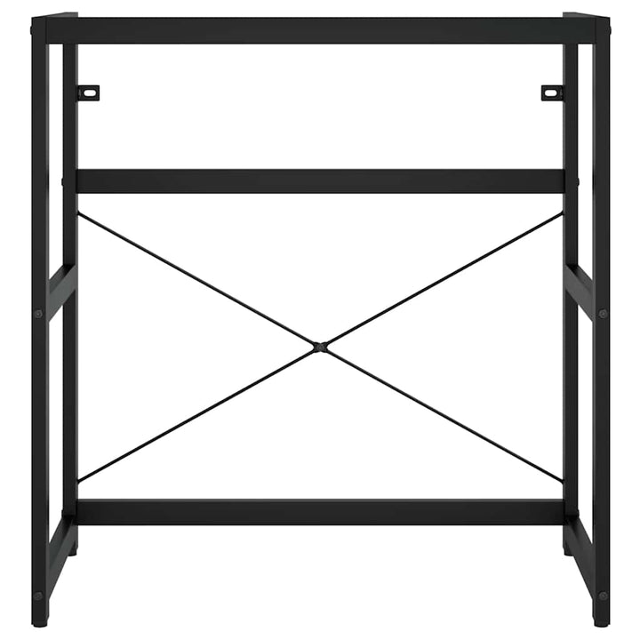 badeværelsesmøbel til håndvask 79x38x83 cm jern sort