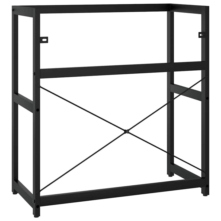 badeværelsesmøbel til håndvask 79x38x83 cm jern sort