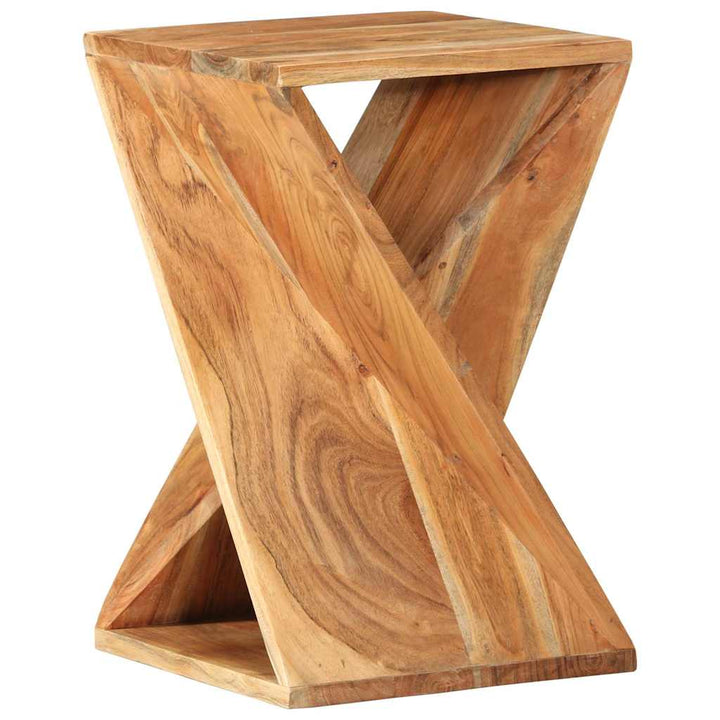 sidebord 35x35x55 cm massivt akacietræ