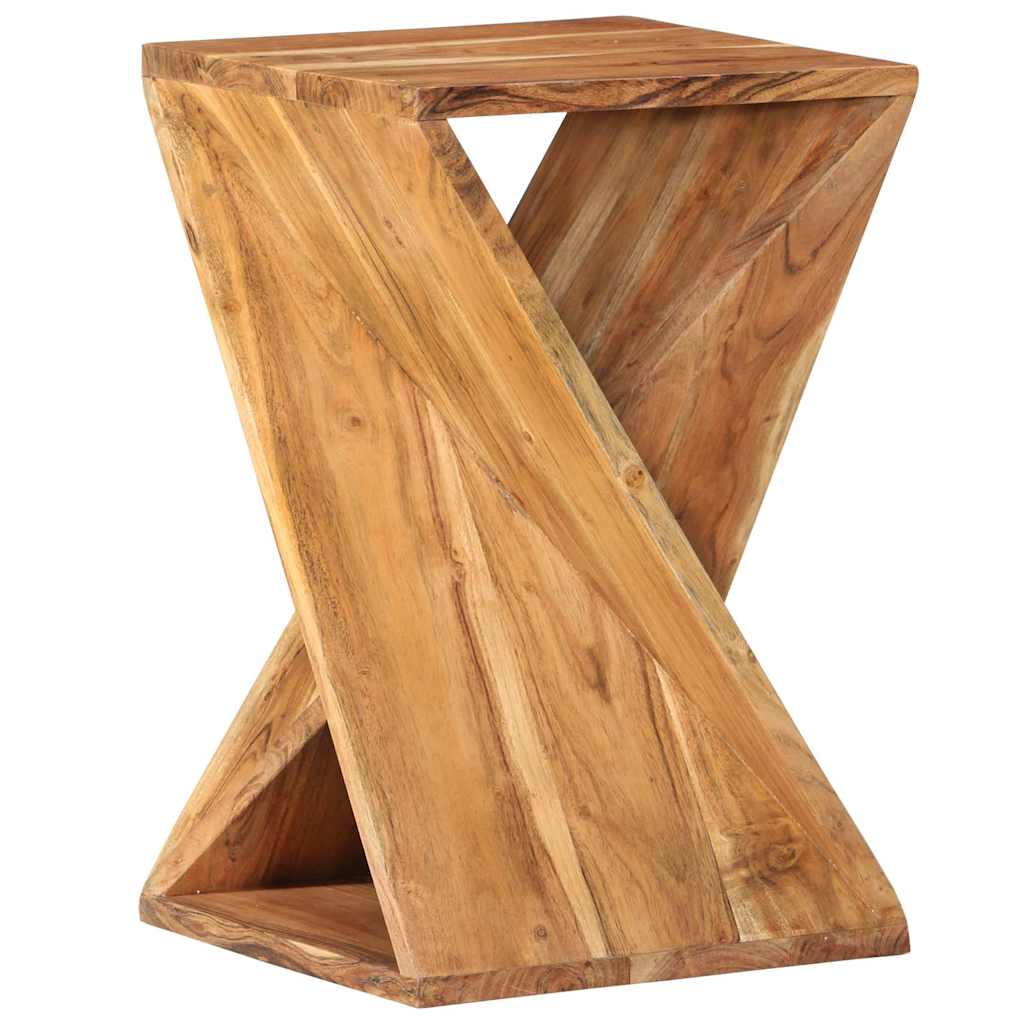 sidebord 35x35x55 cm massivt akacietræ