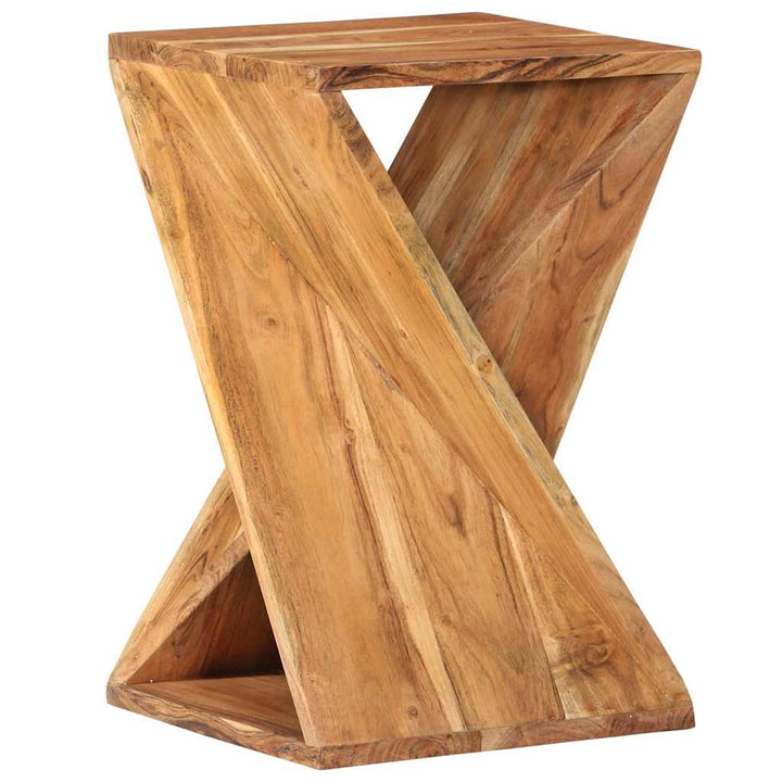 sidebord 35x35x55 cm massivt akacietræ