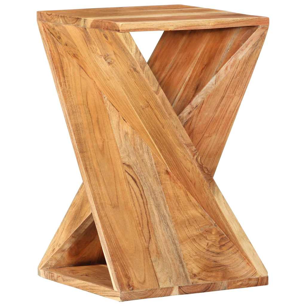 sidebord 35x35x55 cm massivt akacietræ