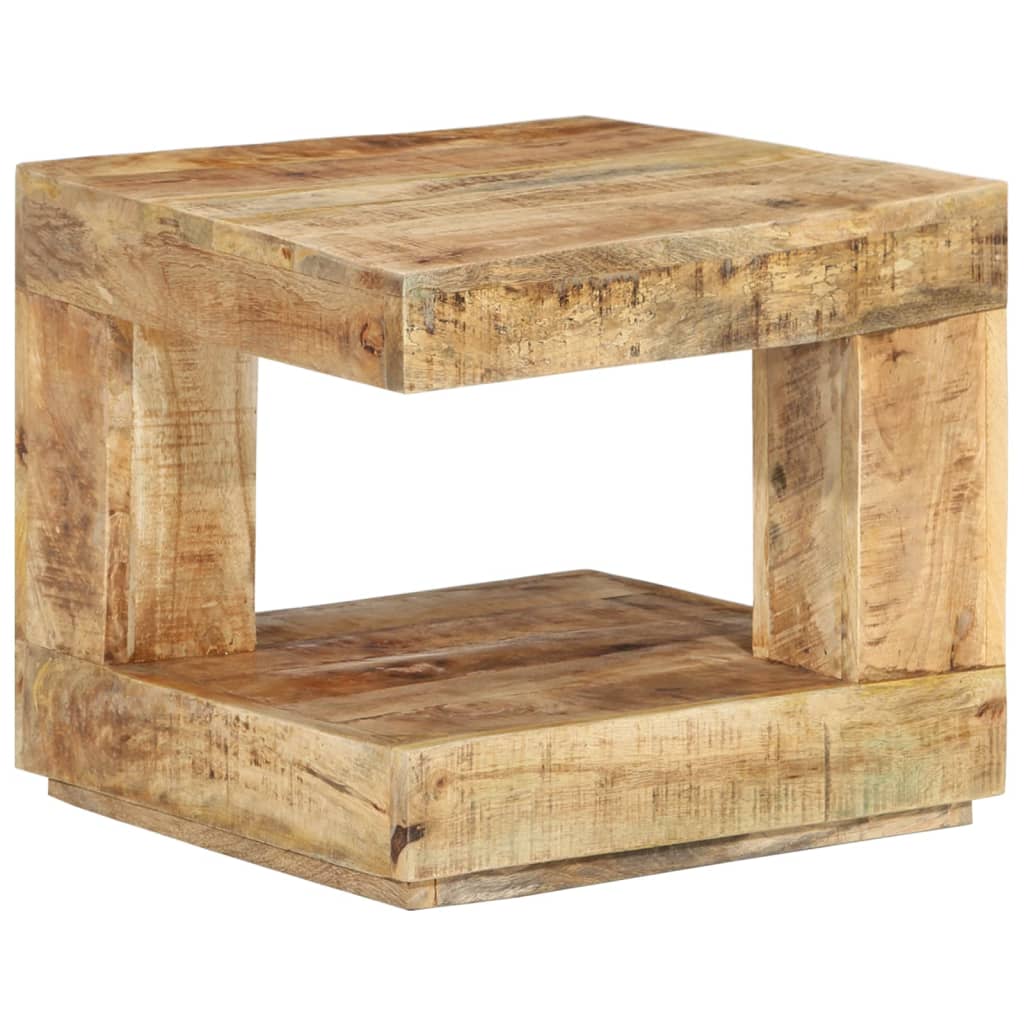 sofabord 45x45x40 cm massivt mangotræ