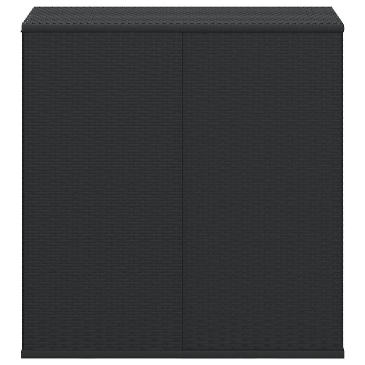 hyndeboks 100x49x103,5 cm polyrattan sort