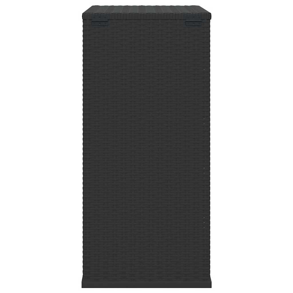 hyndeboks 100x49x103,5 cm polyrattan sort