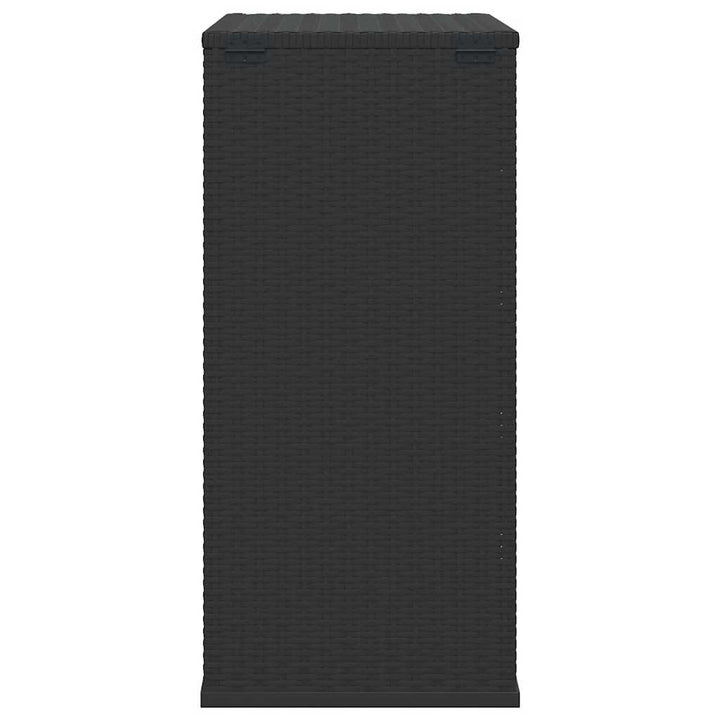 hyndeboks 100x49x103,5 cm polyrattan sort
