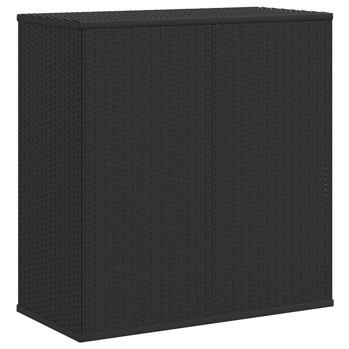 hyndeboks 100x49x103,5 cm polyrattan sort