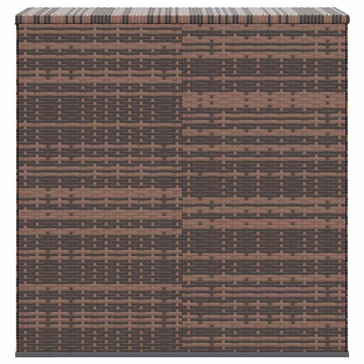 hyndeboks 100x49x103,5 cm polyrattan brun