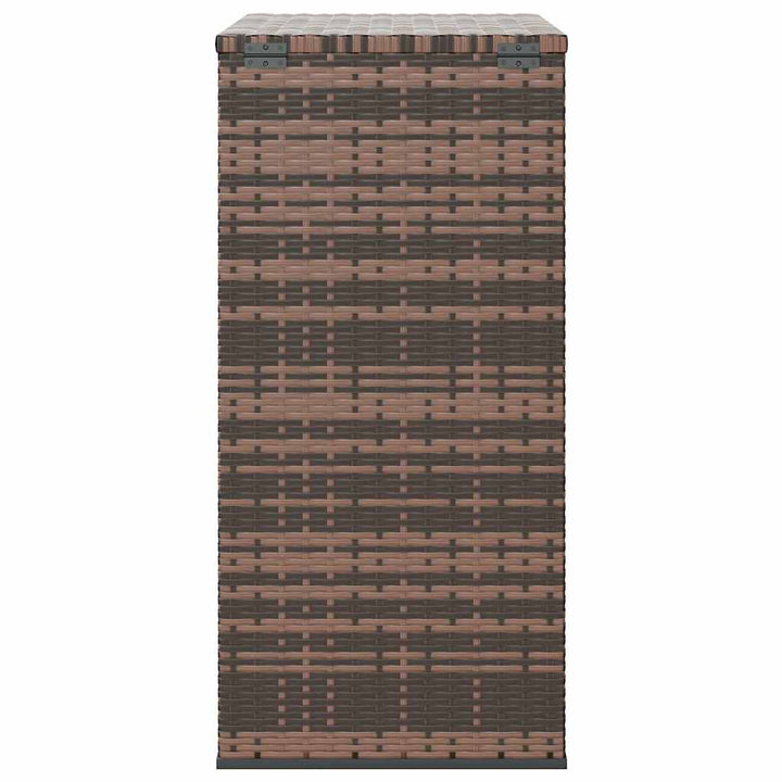 hyndeboks 100x49x103,5 cm polyrattan brun