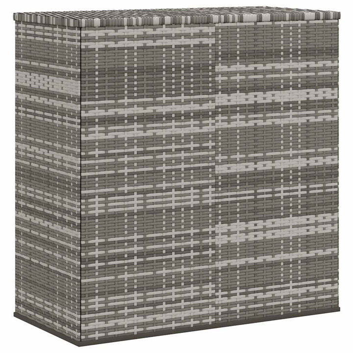 hyndeboks 100x49x103,5 cm polyrattan grå