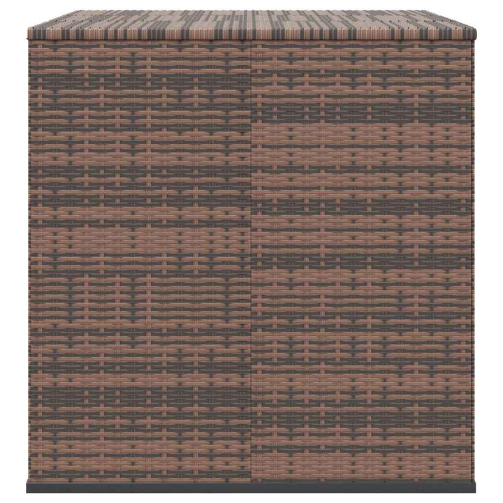hyndeboks 145x100x103 cm polyrattan brun
