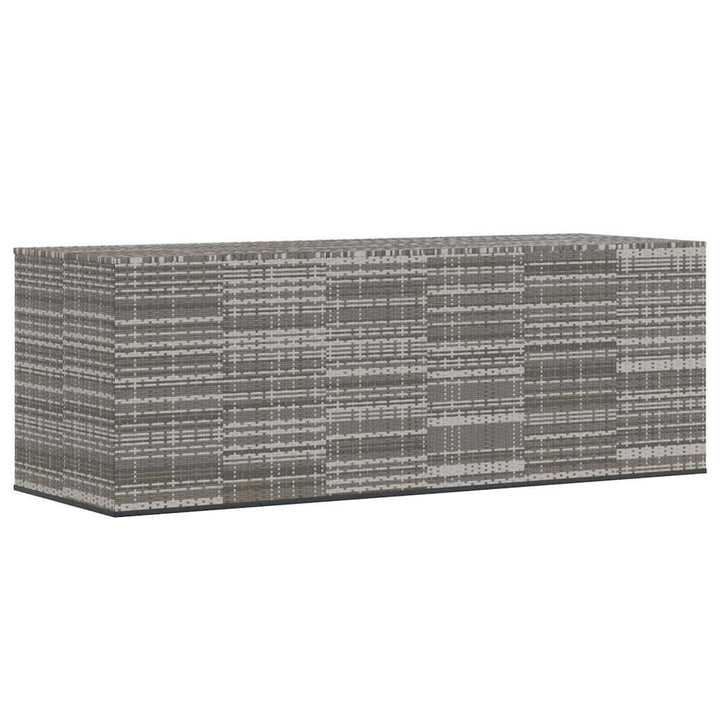 hyndeboks 291x100,5x104 cm polyrattan grå