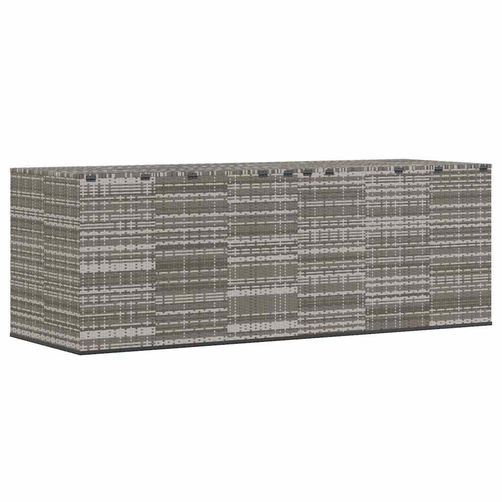hyndeboks 291x100,5x104 cm polyrattan grå