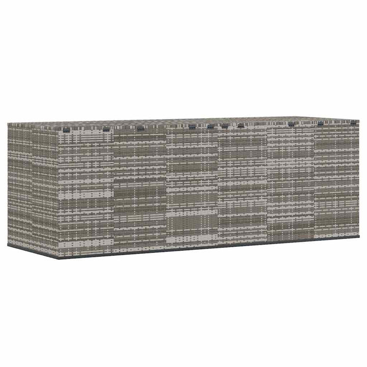 hyndeboks 291x100,5x104 cm polyrattan grå