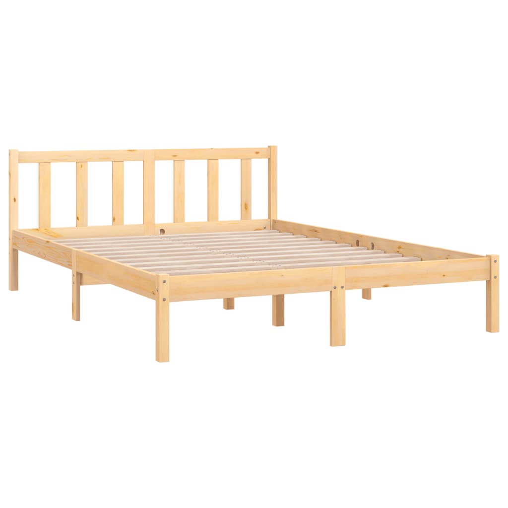 sengeramme 140x200 cm massivt fyrretræ