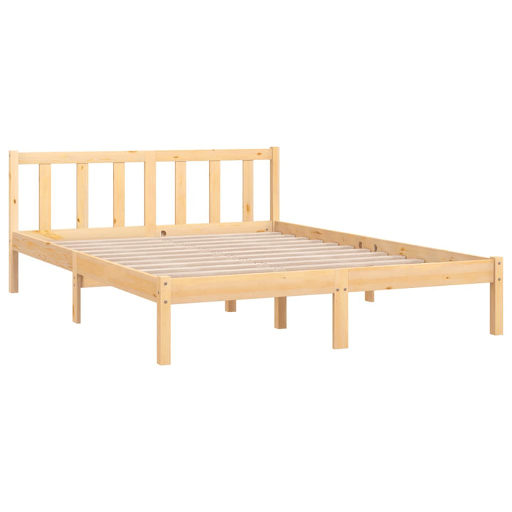 sengeramme 140x200 cm massivt fyrretræ