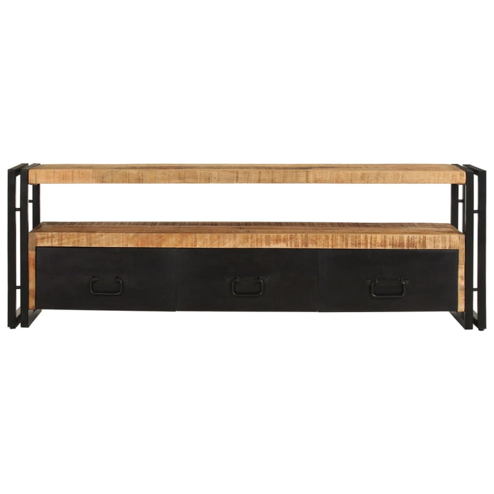tv-bord 120x30x40 cm massivt mangotræ