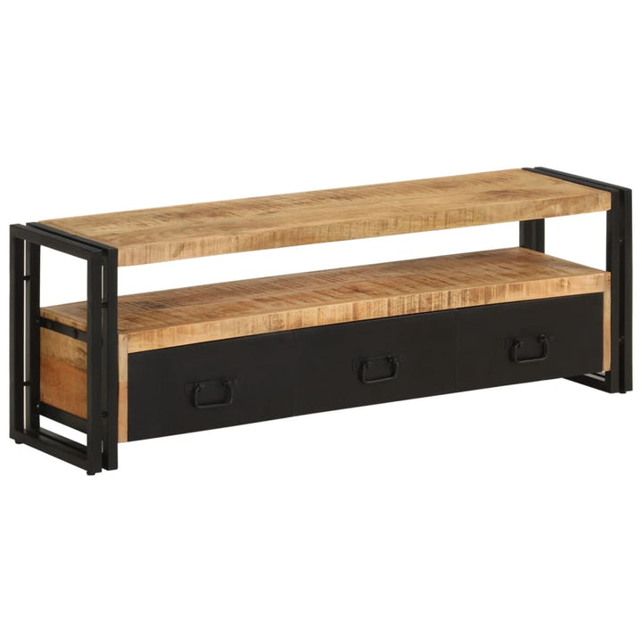 tv-bord 120x30x40 cm massivt mangotræ