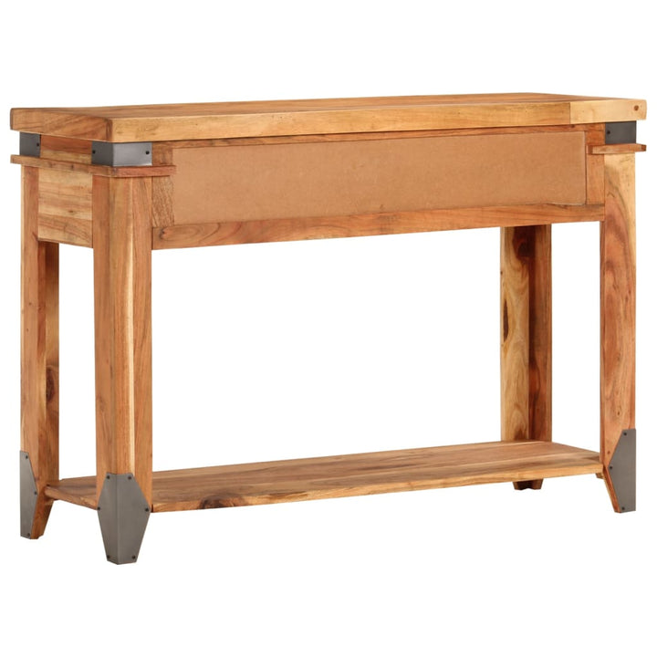 konsolbord 110x34x74 cm massivt akacietræ