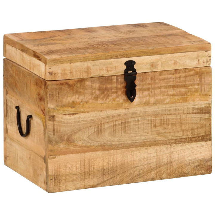 opbevaringskasse 39x28x31 cm massivt mangotræ