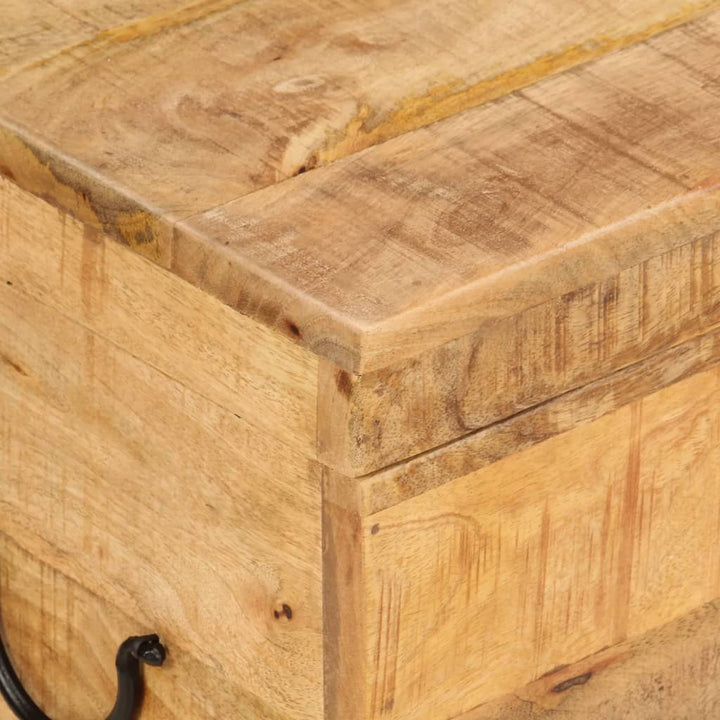 opbevaringskasse 39x28x31 cm massivt mangotræ