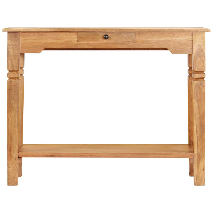 konsolbord 100x40x76 cm massivt akacietræ